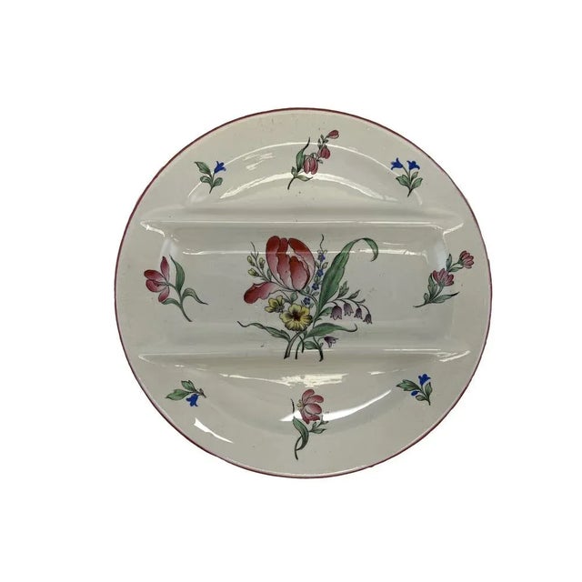 Asparagus Plates in Luneville Earthenware, 19th Century, Set of 6 For Sale - Image 6 of 9