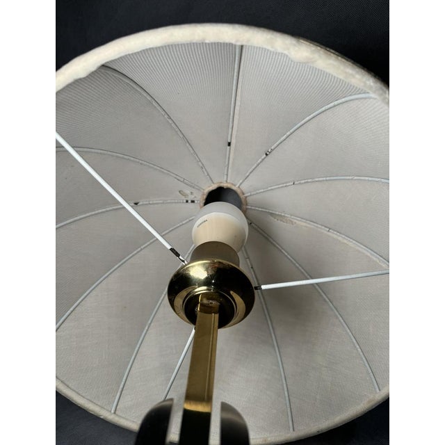 Hollywood Regency Brass and Steel Table Lamp, Germany, 1960s For Sale - Image 11 of 16