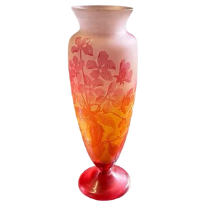 Small Art Nouveau Cameo Vase by Émile Gallé, 1900s