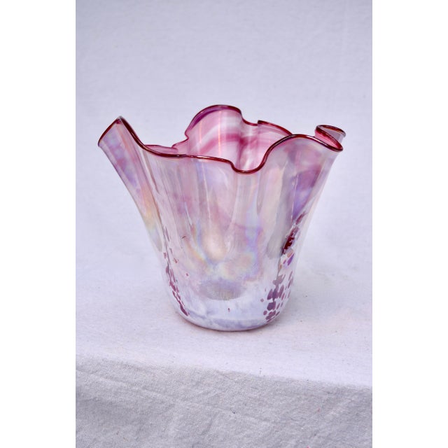 Studio Art Glass Handkerchief Vase Chairish