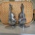 Vintage Bass Cello Violin Bookends, Polished Aluminum , Excellent Condition Measurements: 10.25" tall, 4" x4" base