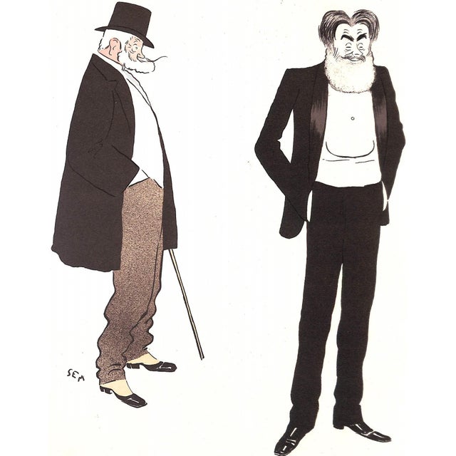 19 of 22 plates present Lacking plates 5, 12 & 21 Print Sz: 20 1/2"H x 14"W Georges Goursat (1863–1934), known as Sem, was...