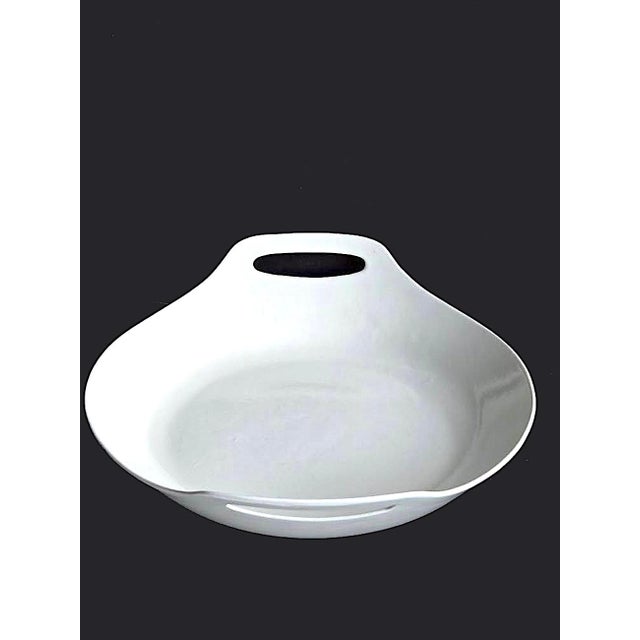 Metal Mid 20th Century Copco Large White Paella Pan Designed by Michael Lax For Sale - Image 7 of 18