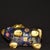 Pair of Vintage Cloisonne Enamel Elephant Figures – 6.7" Gilt Floral Motif Statues For Sale - Image 9 of 9