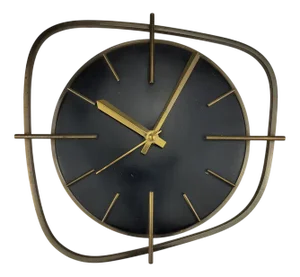 German Asymmetrical Wall Clock from Meister Anker, 1950s