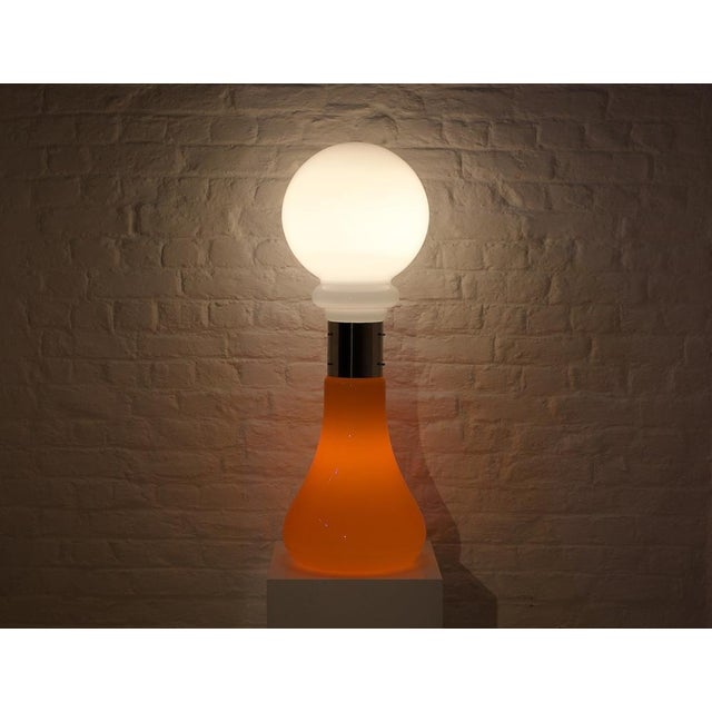 Glass Floor Lamp, 1970s For Sale - Image 3 of 6