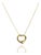 Tiffany & Co. Elsa Peretti 18k 750 Yellow Gold Open Heart Pendant Necklace For Sale