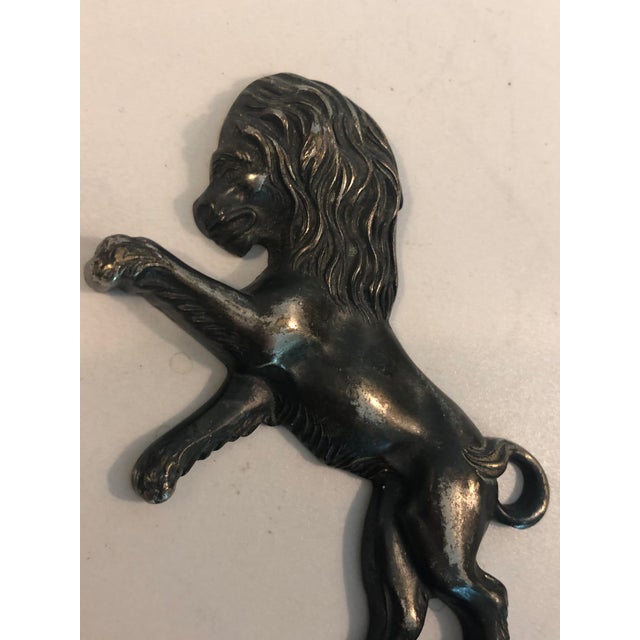 This fabulous 1950s Italian Lion Brass Bottle Opener will be the conversation starter your bar area needs. Made of what...