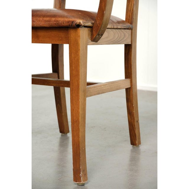 Sheepskin Dining Chairs in Warm Cognac Color, Set of 2 For Sale - Image 13 of 15