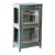 Vintage Rustic Glass Display Cabinet For Sale