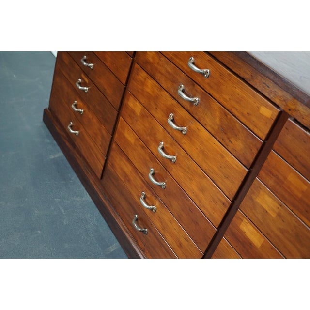 British Mahogany Apothecary Cabinet, 1930s For Sale - Image 12 of 18