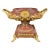 19th Century French Ormolu Mounted Rouge Marble Centerpiece For Sale