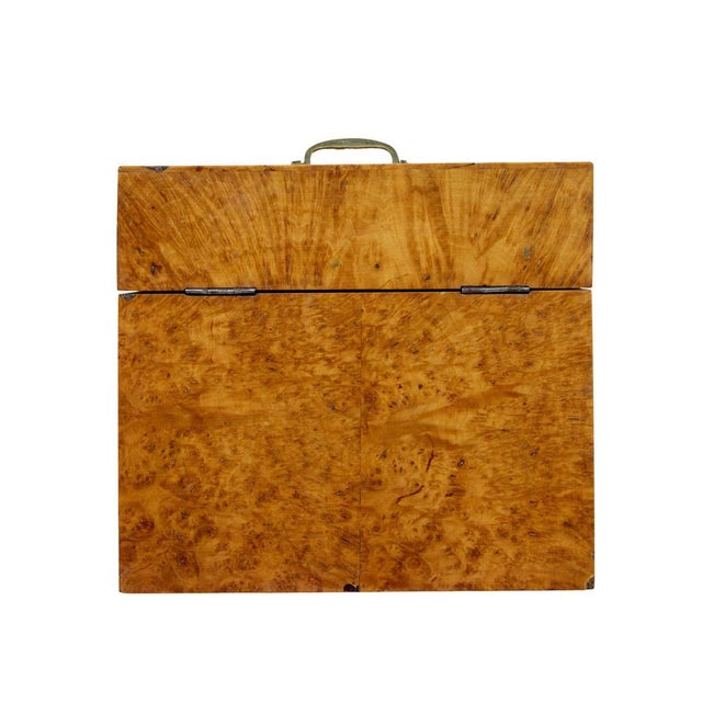 Swedish Burr Birch Table Box For Sale - Image 3 of 10