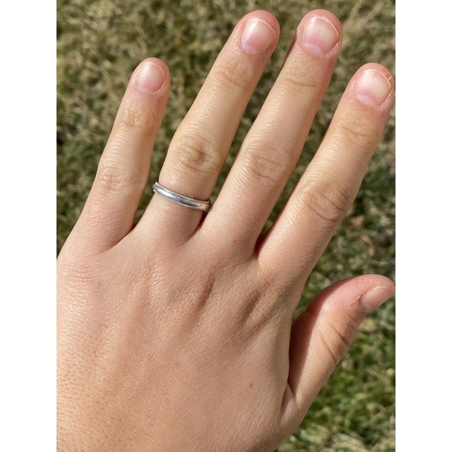 2000 - 2009 The Venado: Ladies Tiffany & Co. Platinum Eternity Wedding Band For Sale - Image 5 of 7