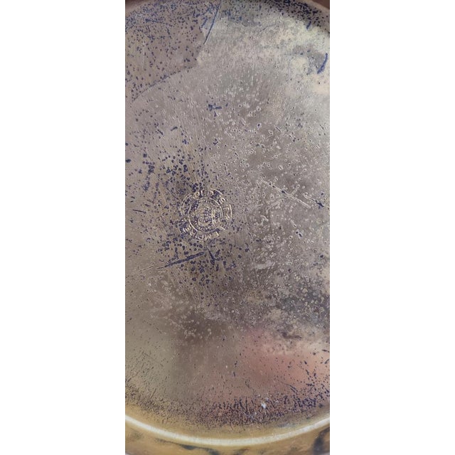 Vintage Gold Art Glass and Metal Jewelry Box, 1920s For Sale - Image 12 of 15