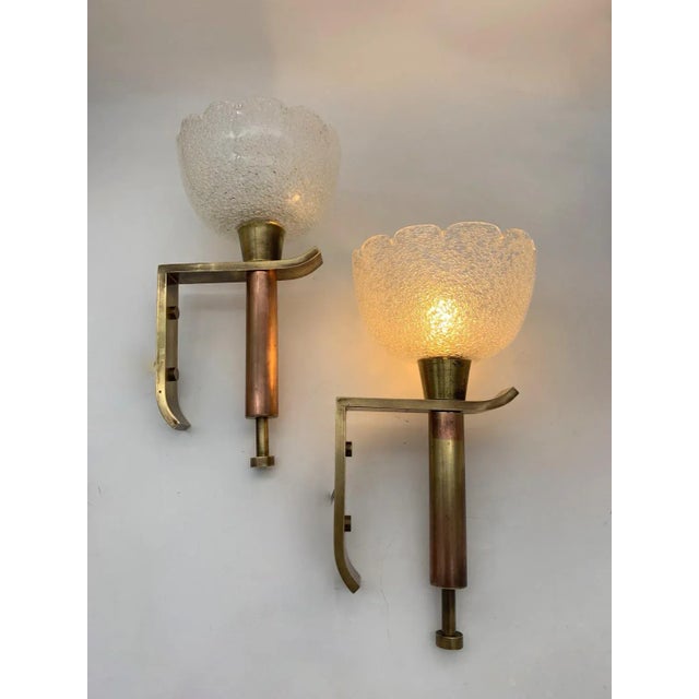 Sconces Wall Lamps attributed to Esperia, 1970s, Set of 2 For Sale - Image 3 of 5