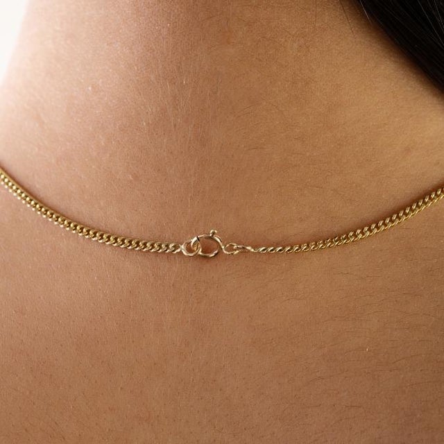 2.89 Carat Certified Diamond Single Strand Modern Necklace in 14k Yellow Gold- 16 Inches For Sale - Image 10 of 15