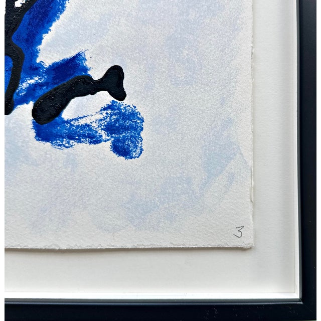 Emil Schumacher, Original Terragraph from the Book of Genesis, 1998, No. 3 For Sale - Image 4 of 6