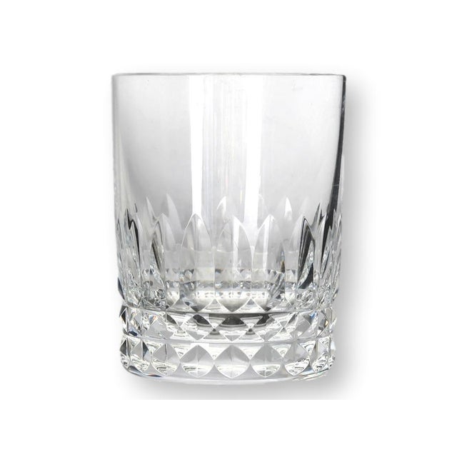 Baccarat Late 20th Century Baccarat Piccadilly Pattern Double Old Fashioned Glasses, Pair For Sale - Image 4 of 6