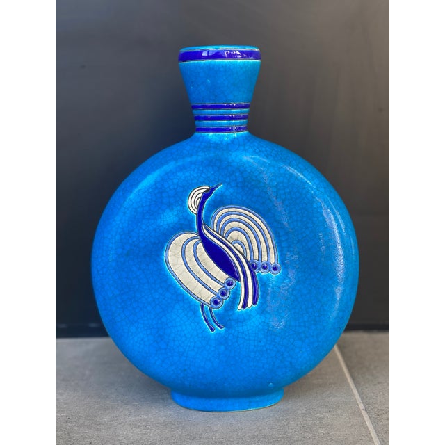 Glazed Earthenware Gourd Vase from Longwy for Primavera, 1920s For Sale - Image 12 of 12