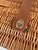Vintage Wicker Picnic Basket and Wine Carrier For Sale - Image 9 of 13