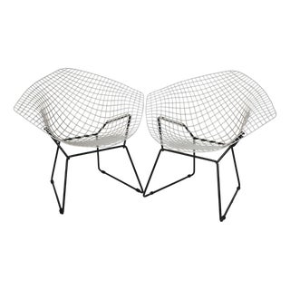 Set of Diamond Chairs by Harry Bertoia for Knoll, 1950s For Sale