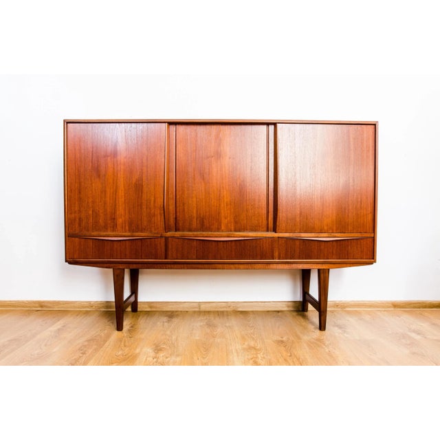 Danish Teak Highboard by E. W. Bach for Sejling Skabe, 1950s For Sale - Image 16 of 16