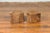 An antique Indonesian rustic octagonal wooden planter made from a tree trunk, two available, priced and sold individually....