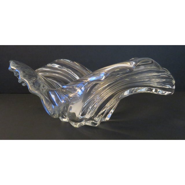 Mikasa Belle Epoque Large Heavy Crystal 12" Centerpiece Bowl VTG For Sale - Image 13 of 16