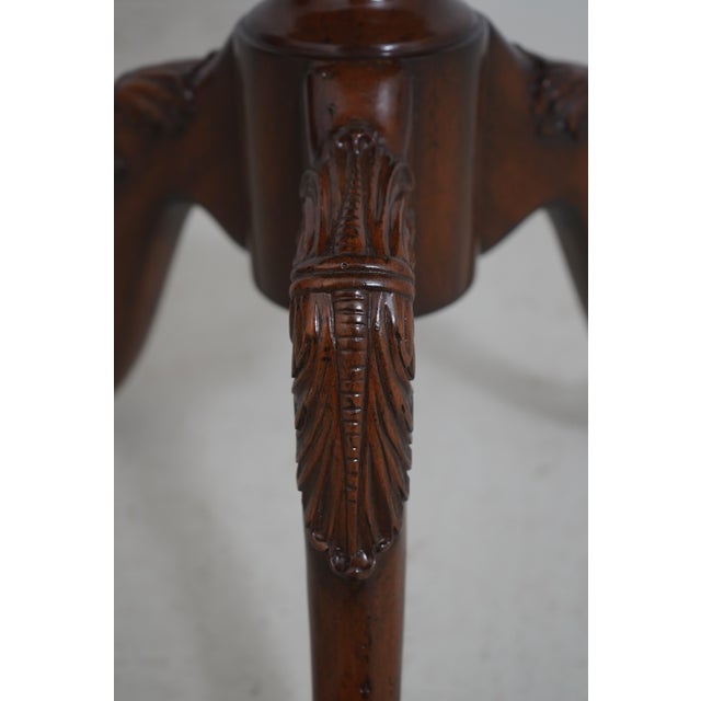 Maitland Smith 8115-30 Mahogany Lamp Table For Sale - Image 15 of 18