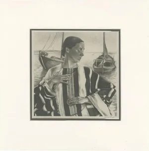 Lady of Stavoren by Voskuijl, 1946, Paper