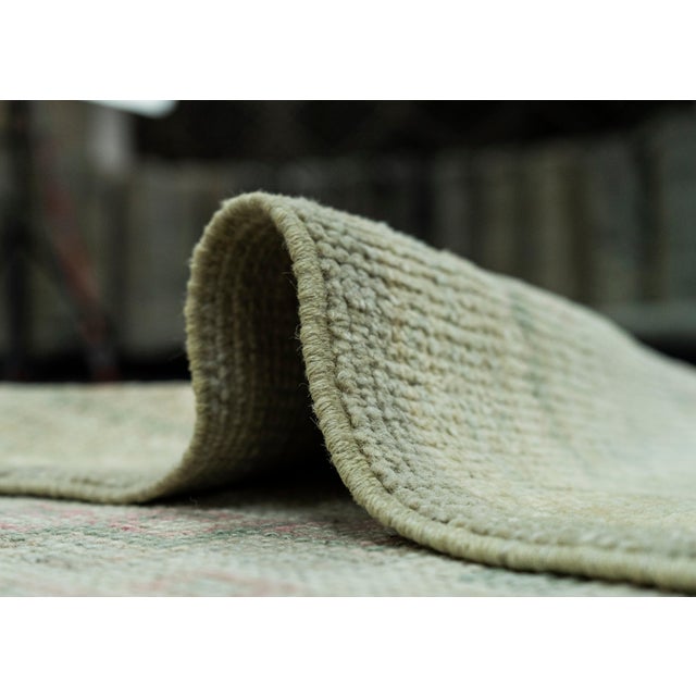 Textile Turkish Oushak Rug 3'1" x 12'6" #19261 For Sale - Image 7 of 8