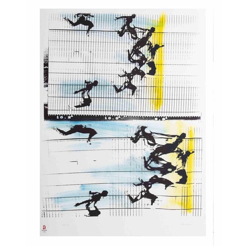Sergio Barletta, Fotofinish, Edition of 260, 2008, Lithograph For Sale