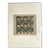 Vintage Geometric Tile Pattern Serigraph For Sale