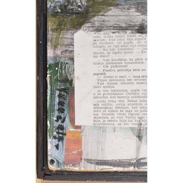 Imants Vecozols, Before Snow, 2000s, Mixed Media on Cardboard For Sale - Image 3 of 8