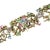 Coro Vintage Designer Coro Floral Pastel Link Bracelet 1950s For Sale - Image 4 of 8