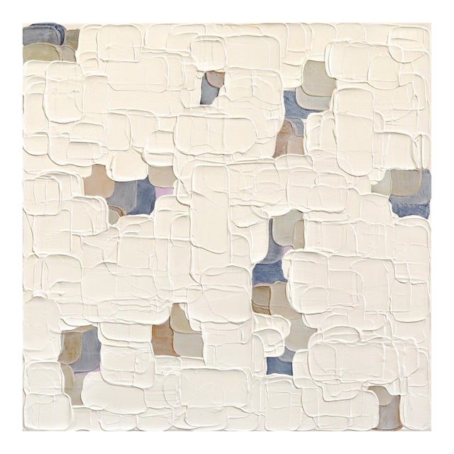 Textured Delicacies 3 - Impasto Textural Thick Acrylic Paint Abstract Original Artwork by Shiri Phillips For Sale