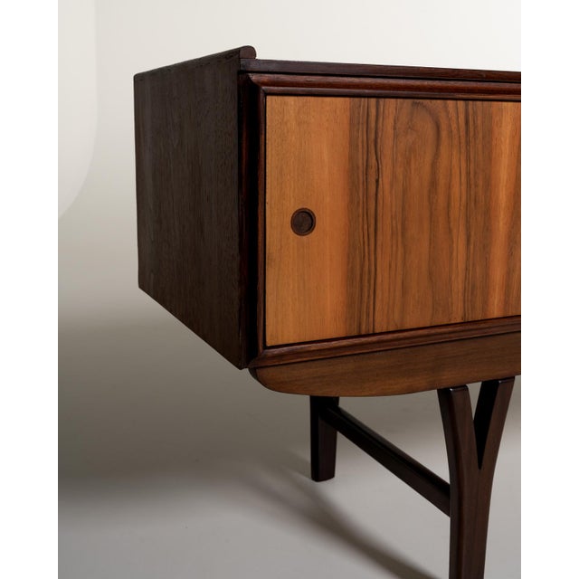 1960s Scandinavian Sideboard in Rosewood and Oak, 1960s For Sale - Image 5 of 12