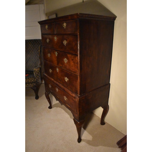 18th Century English Queen Anne Highboy For Sale In Minneapolis - Image 6 of 7