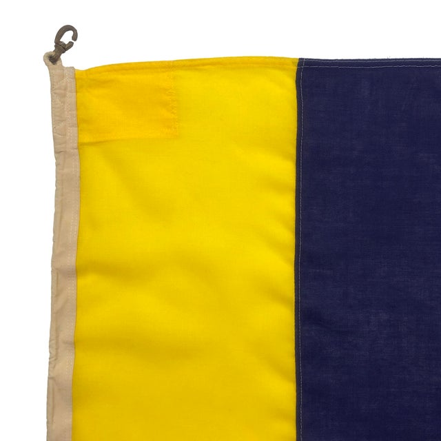 Large Vintage Nautical Signal Flag | Chairish