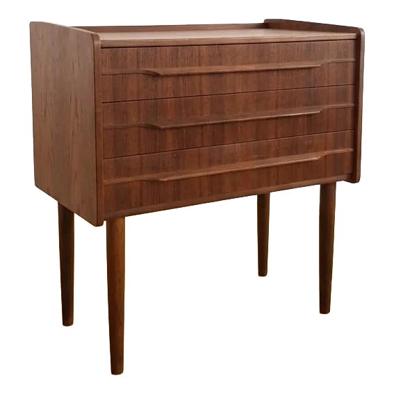 Vintage Danish Teak Nightstand, 1960s For Sale