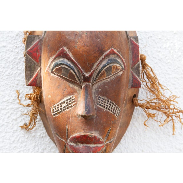 1940s Elongated Spirit of the Dance Baule Mask For Sale - Image 5 of 9