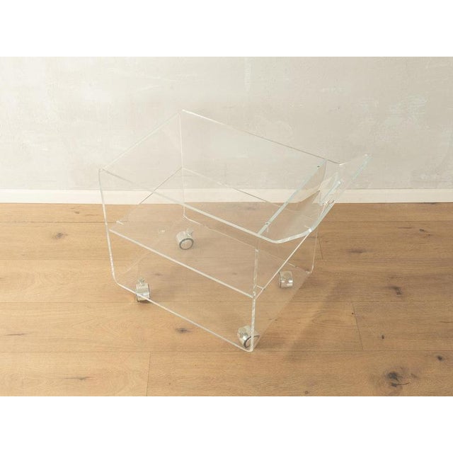 Acrylic Side Table, 1960s For Sale - Image 3 of 9