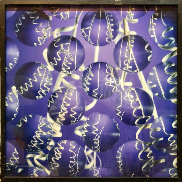 Ellen Carey, Vintage 1980's Large Format Abstract Unique Color Photo Polaroid Photograph, 1988 For Sale - Image 4 of 5