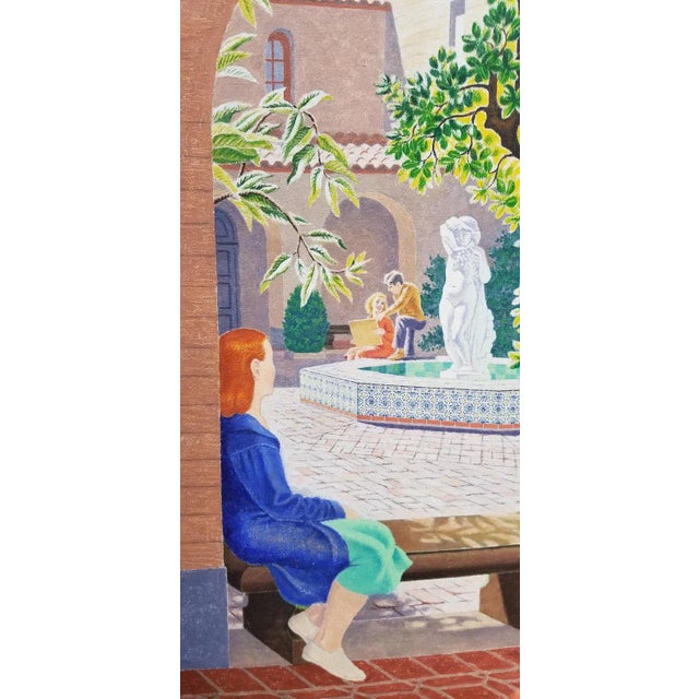 Figurative California School of Fine Art Painting by William Norris Dakin For Sale - Image 3 of 7