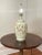 Metal Chinoiserie Style Floral Antique White Ceramic Table Lamp For Sale - Image 7 of 10