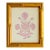 Hand-Painted Jaipuri Pink Floral Motif Painting For Sale