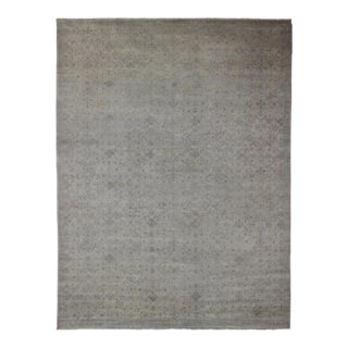 Keivan Woven Arts Large Transitional Rug in Warn Tones 12' X 16' For Sale
