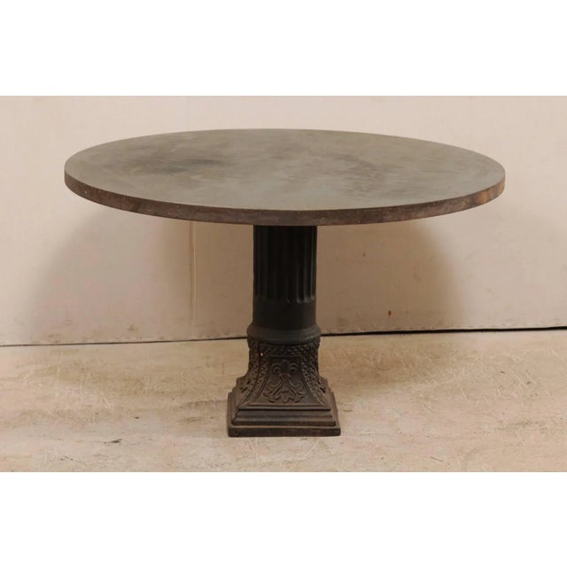 Traditional Early 20th Century Round Centre Pedestal Table For Sale - Image 3 of 11