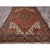 Textile 1960s Red Vintage Persian Heriz Hand Knotted Wool Rug For Sale - Image 7 of 12